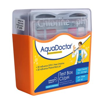 Тестер AquaDoctor Test Box Cl/pH для визначення стану pH у басейні 23544 фото