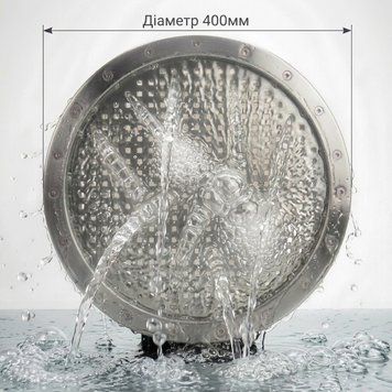 Гейзер для бассейна круглый Диаметр 400мм. Высота 100мм. 2" овн. 888400100 фото