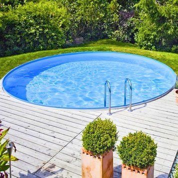 Морозостойкий бассейн Azuro Ibiza круглый, 400x150 см, 19 м&sup3;, без лайнера, Чехия mountfield-ibiza фото