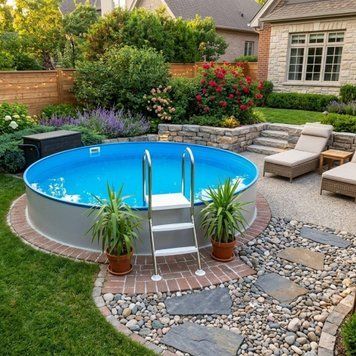 Немецкий морозостойкий бассейн Hobby Pool Milano круглый, 416x150 см, лайнер 0.6 мм, 20 м&sup3;, комплект Col42156КТ фото