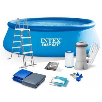 Intex 26166, надувной бассейн 457х107см Easy Set 26166b фото