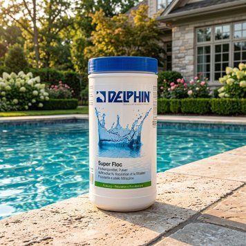Гранульований флокулянт Delphin Супер Флок 0,6 кг для очищення та освітлення каламутної води в басейні 0906001D фото