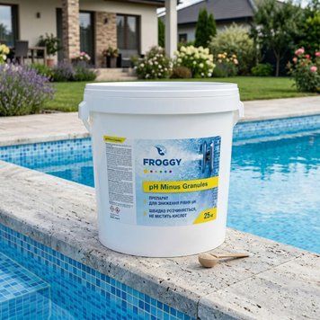 Гранульований засіб Froggy pH Plus 25 кг для підвищення pH води в басейні G0400-08 фото