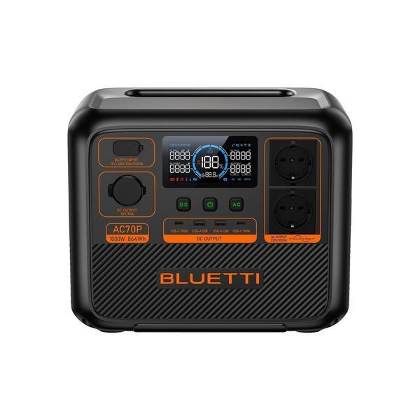 Портативная электростанция Bluetti AC70P 1000 Вт / 864 Вт&middot;ч: питание дома и ИБП AC70P фото