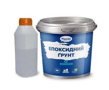Епоксидний грунт для бетону Plastall&trade; 1кг прозорий plastall EGP-1000-1 фото
