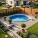 Немецкий морозостойкий бассейн Hobby Pool Milano круглый, 300x150 см, лайнер 0.6 мм, 10.6 м&sup3; Col30156 фото 1
