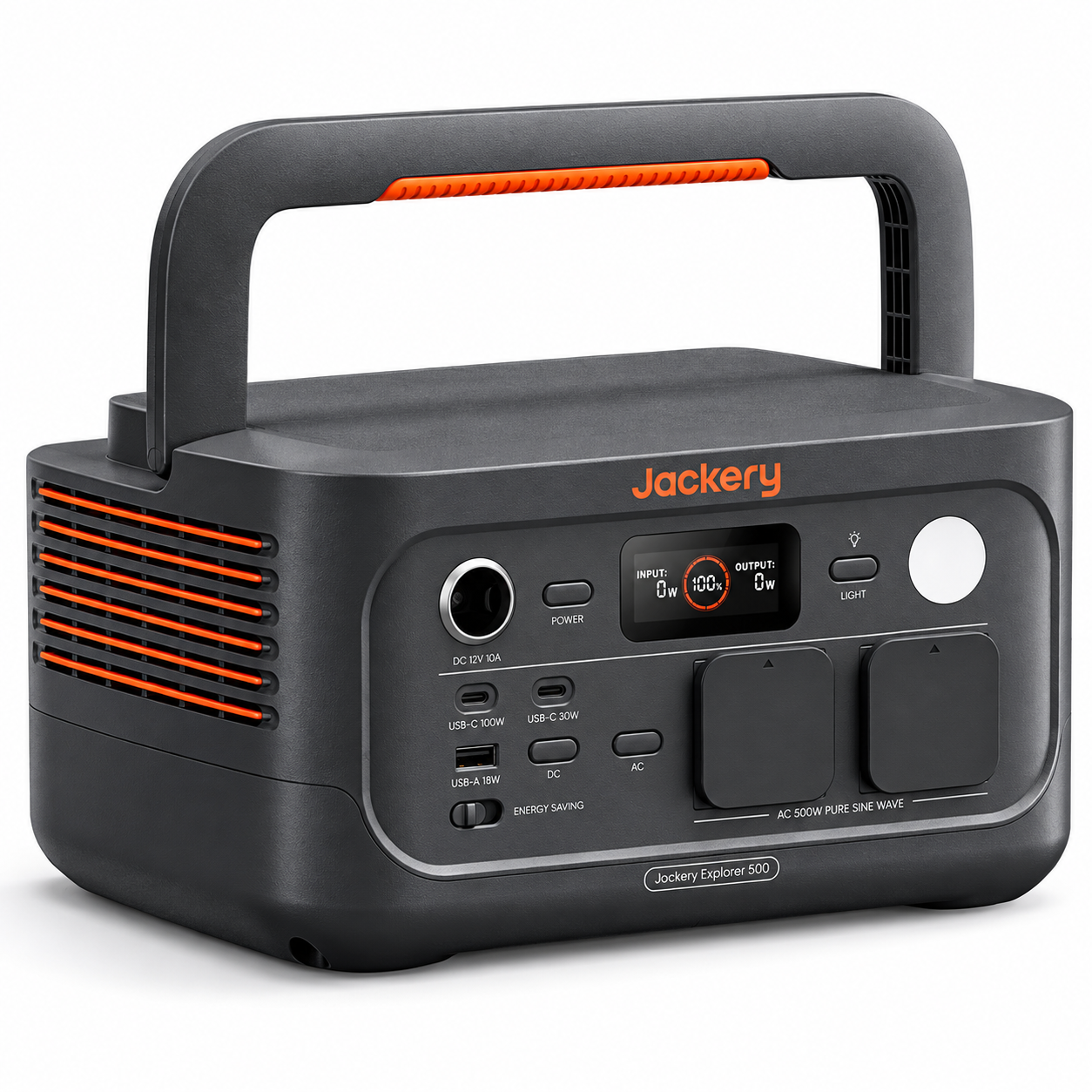 Jackery Explorer 500 v2 — корпус і передня панель