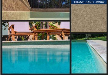 ПВХ-пленка для бассейна Aquasense Granit Sand 1,65м х 25м х 1,8мм 41173800 фото