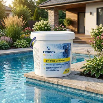 Гранульований засіб Froggy pH+ Granules 25 кг для підвищення pH води в басейні G0600-08 фото
