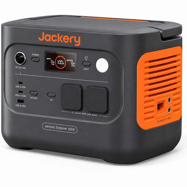Електростанція портативна Jackery Explorer 1000 v2 1500 Вт 1070 Вт&middot;год LiFePO4 з ДБЖ для холодильника та телевізора Jackery1000v2 фото