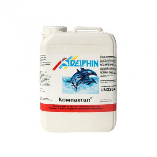 Німецький засіб для видалення мінеральних відкладень Delphin Компактал (10 л) 1001010D фото