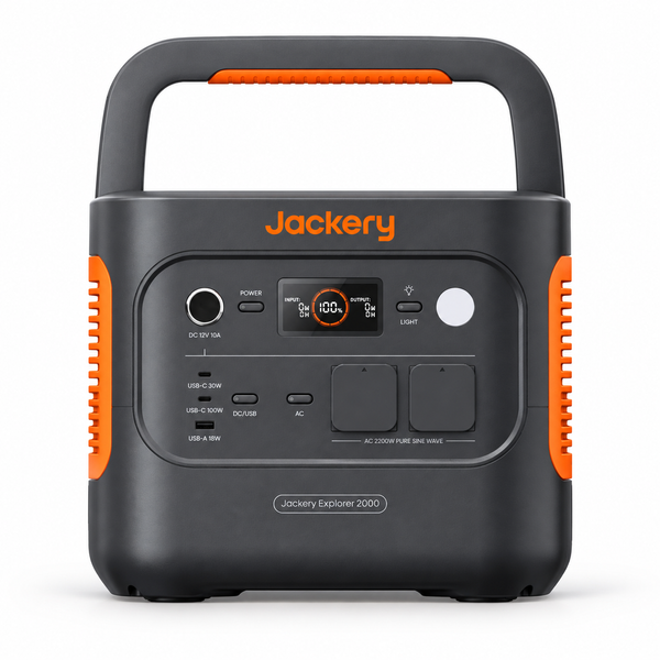 Электростанция портативная Jackery Explorer 2000 v2 2200 Вт 2042 Вт&middot;ч LiFePO4 с ДБЖ для бойлера и чайника Jackery2000v2 фото