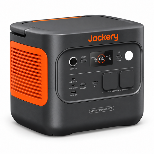 Электростанция портативная Jackery Explorer 2000 v2 2200 Вт 2042 Вт&middot;ч LiFePO4 с ДБЖ для бойлера и чайника Jackery2000v2 фото