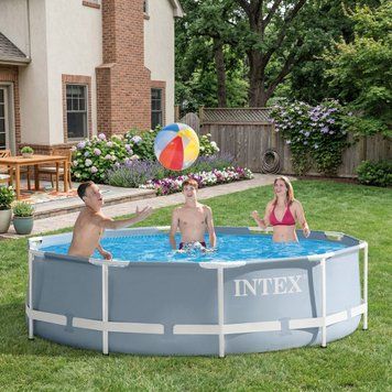 Детский бассейн каркасный Intex Prіsm Frame 26700 круглый без фильтра 4,5 м&sup3; (305x76 см ) 26700b фото