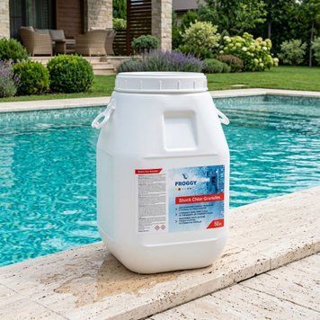 Швидкий шоковий хлор Froggy Shock Chlor Granules 50 кг у гранулах для обробки води в басейні G0140-10 фото