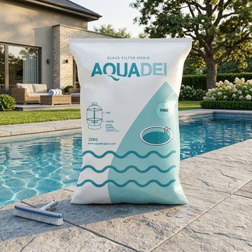 Стеклянная засыпка AquaDei Fine 0,5&ndash;1,2 мм 25 кг для фильтрации воды в бассейне ADF1.2 фото