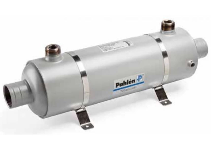 Спиральный теплообменник для бассейна Pahlen Hi-Flow Titan 75 кВт из титана, Швеция 11334 фото