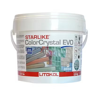 Заполнитель швов на эпоксидной основе STARLIKE COLOR CRYSTAL EVO 820 ГОЛУБОЙ 2,5 кг CCEVOATR02.5 фото