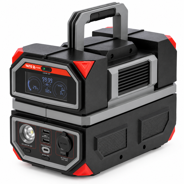 Станція резервного живлення 300 Вт YATO YT-83090 315 Вт&middot;год Li-Ion для ноутбука та комп'ютера YT-83090 фото