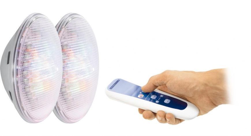 Комплект 2 LED лампы для бассейна Astral LumiPlus PAR56 2,0 + пульт управления 59127 фото Комплект 2 LED лампы для бассейна Astral LumiPlus PAR56 2,0 + пульт управления 59127 фото