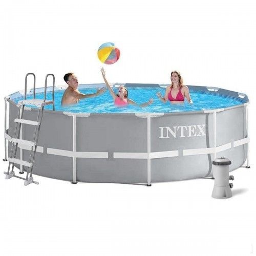 Бассейн Intex 26718 Premium (366х122 см) каркасный круглый с картриджным фильтром и лестницей 26718 фото