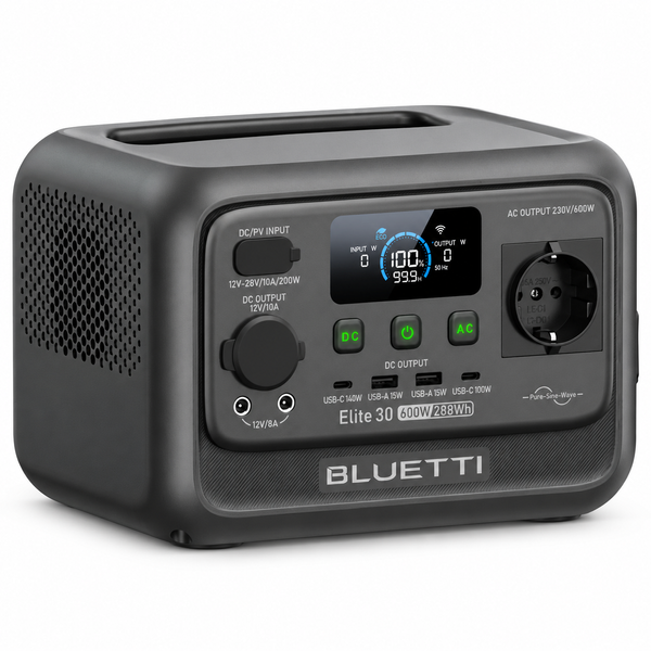 Электростанция портативная Bluetti Elite 30 V2 600 Вт 288 Вт&middot;ч LiFePO4 с ДБЖ для ноутбука и компьютера Elite30V2 фото