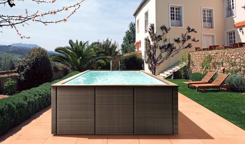 Модульный бассейн RATTAN (Раттан) Piscina Laghetto Италия GAKITDVC24BICFS6R фото