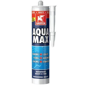 Герметик Griffon AquaMAX 425 грамм (белый) 12 шт/ящик 6308214 фото