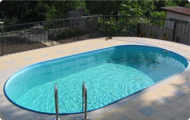 Немецкий сборный большой бассейн 700 x 350 х 120 см овальный Hobby Pool Toscana (пленка 0.8 мм) aqb-11637 235070-08 фото