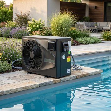Тепловий насос до басейну до 30 м&sup3; Bevo HydroPro P6/32 інверторний 5,8 кВт чорний. Працює також на охолодження 7024524 фото