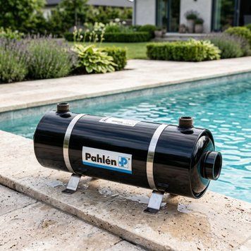 Спиральный теплообменник для бассейна Pahlen Hi-Flow 40 кВт из нержавеющей стали, Швеция PG-11393 фото
