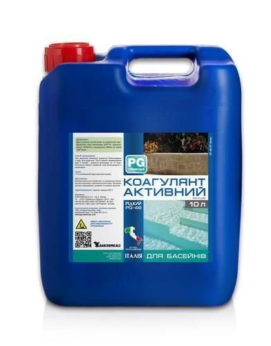 Коагулянт активний рідкий PG-46 для басейну 10 л Barchemicals, Італія PG-46.10 фото