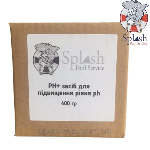 РН плюс гранули 400 гр засіб для підвищення рівня рН води у басейні Сплеш  рh + 400 фото