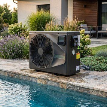 Тепловий насос до басейну до 40 м&sup3; Bevo HydroPro P8/32 інверторний 8,3 кВт чорний. Працює також на охолодження 7024525 фото