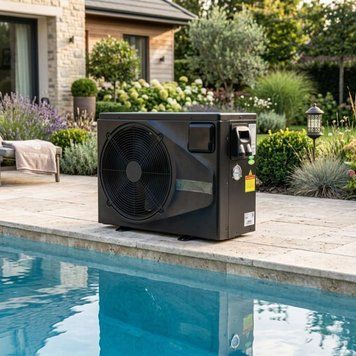 Тепловий насос до басейну до 55 м&sup3; Bevo HydroPro P12/32 інверторний 11,5 кВт чорний. Працює також на охолодження 7024526 фото