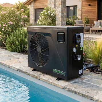 Тепловий насос до басейну до 55 м&sup3; Bevo HydroPro Р11/32 інверторний 11 кВт чорний. Працює також на охолодження 7028283 фото
