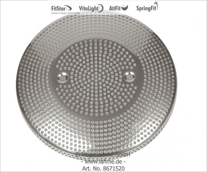 Лицевая нержавеющая накладка для заборной форсунки бассейна Ø-200 мм. Fitstar, Германия 8671520 фото
