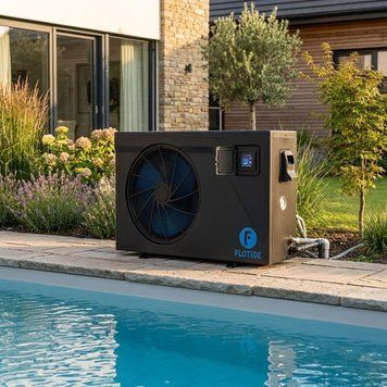 Тепловий насос до басейну до 70 м&sup3; Flotide Heat РХ14/32 Inverter інверторний 14 кВт чорний. Працює також на охолодження 7028285 фото