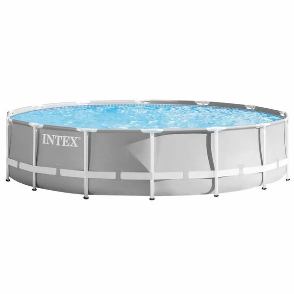 Каркасный бассейн Intex 26726 Premium (457х122 см) с картриджным фильтром, лестницей и тентом 31411 фото