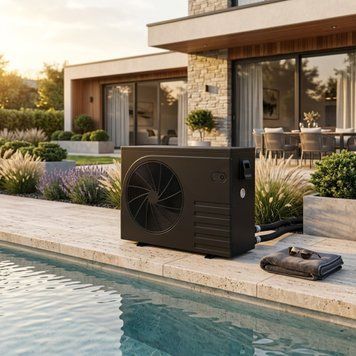 Тепловий насос до басейну до 110 м&sup3; FALCON NEO з WI-FI 24.6 кВт 380В. Працює також на охолодження PASRW060S-P-BP12 фото