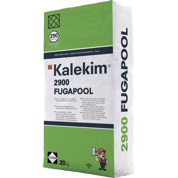 Вологостійке затирання для швів Kalekim Fugapool 2900 (20 кг) 662 фото