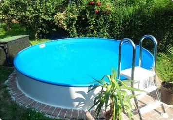 Німецький морозостійкий басейн Hobby Pool Milano круглий, 600x150 см, лайнер 0.8 мм, 40 м&sup3;, комплект Col60158КТ фото