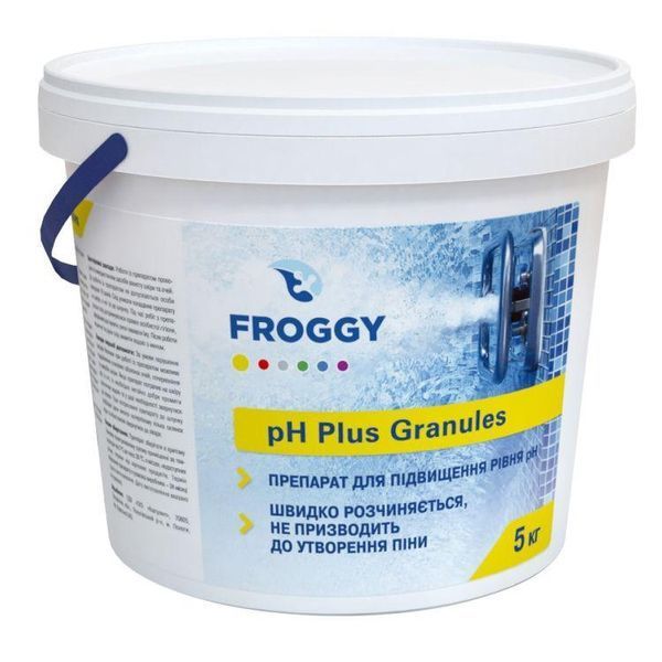 Гранулированное средство Froggy pH Plus 5 кг для повышения pH воды в бассейне G0600-07 фото