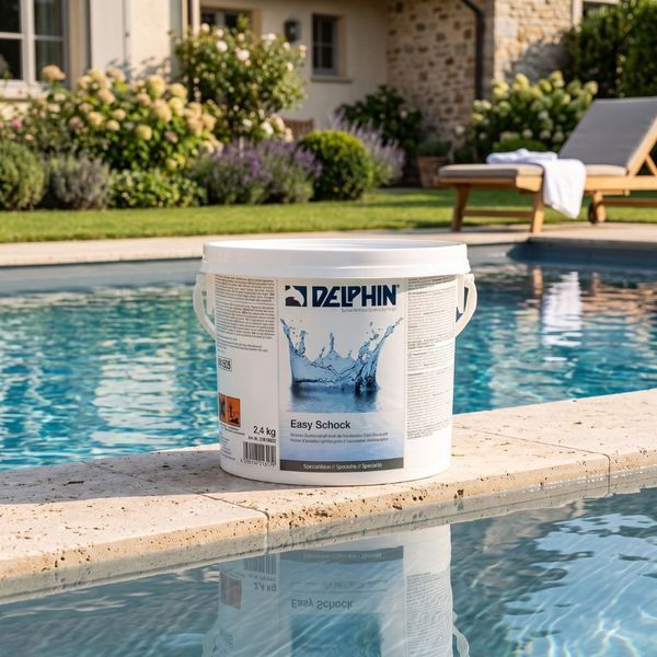 Комбинированное обеззараживание воды в гранулах Delphin Easy Shock 2,4 кг 0513002D фото Комбинированное обеззараживание воды в гранулах Delphin Easy Shock 2,4 кг 0513002D фото