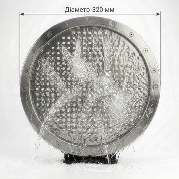 Гейзер для бассейна круглый Диаметр 320мм. Высота 100мм. 2" овн. 888320100 фото