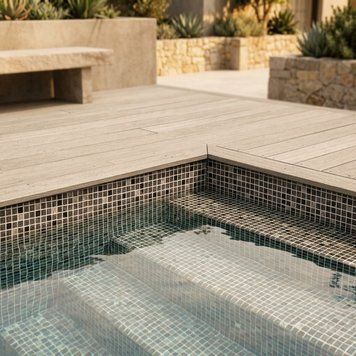 ПВХ пленка для бассейна AVfol DECOR - ADP &ndash; MOSAIC GREY, 1.5 мм, 1.65 м &ndash; противоскользящая 98871165 фото