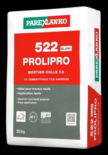 Клей для каменю 522 PROLIPRO 25кг, колір білий (Blanc) L522BL25 фото